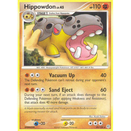 Hippowdon (Reverse Holo)