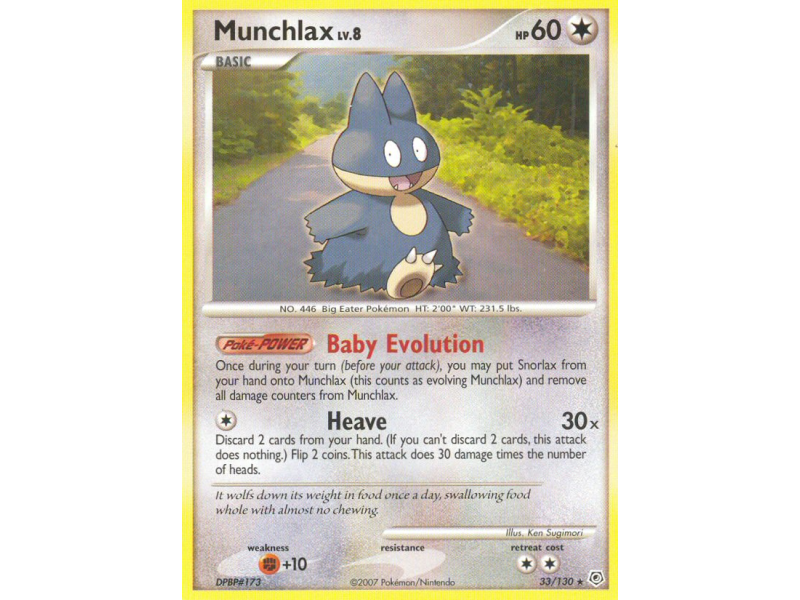 Munchlax (Reverse Holo)