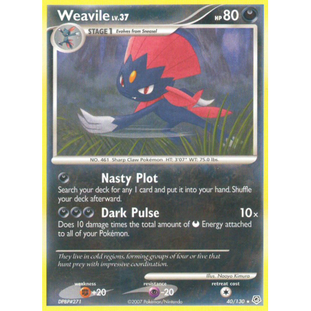 Weavile (Reverse Holo)