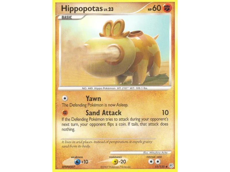 Hippopotas (Reverse Holo)
