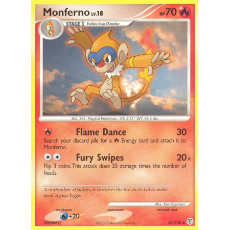 Monferno (Reverse Holo)