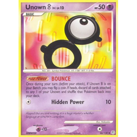 Unown [B] (Reverse Holo)