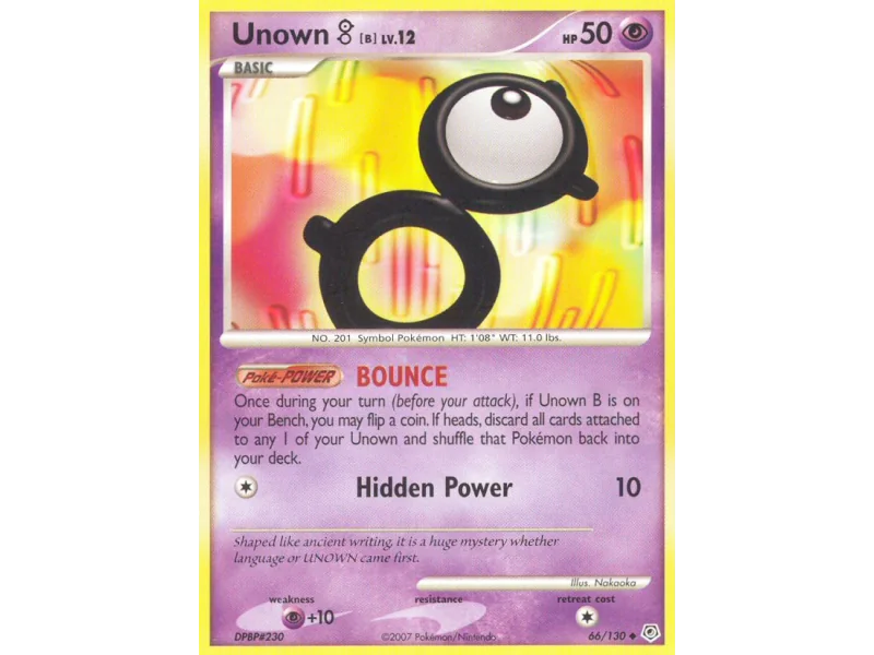 Unown [B] (Reverse Holo)