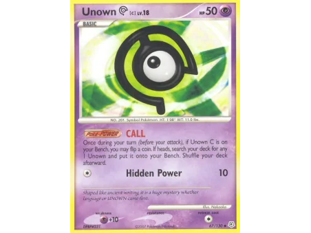 Unown [C] (Reverse Holo)