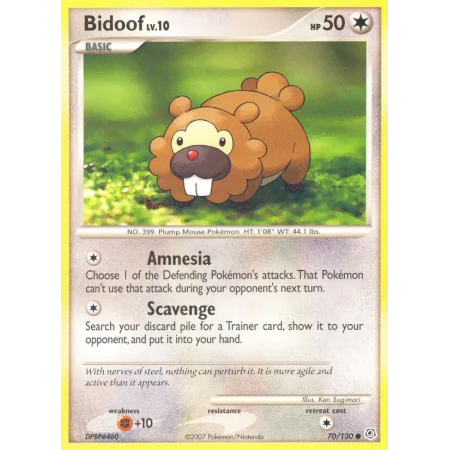 Bidoof (Reverse Holo)