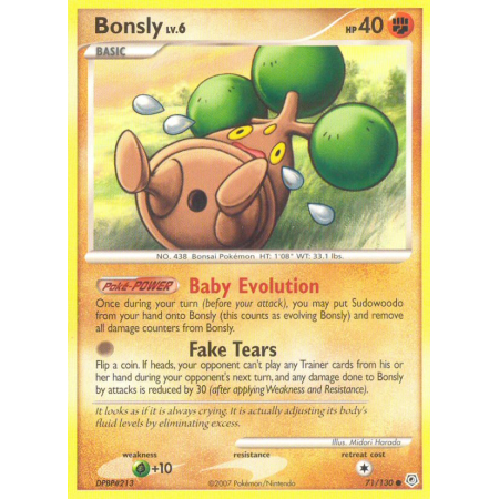 Bonsly (Reverse Holo)