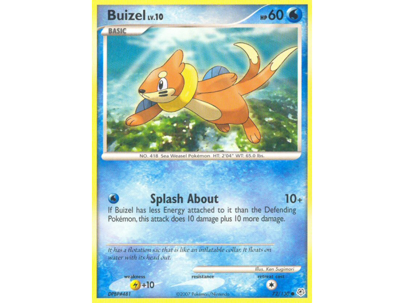 Buizel (Reverse Holo)