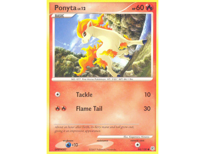 Ponyta (Reverse Holo)