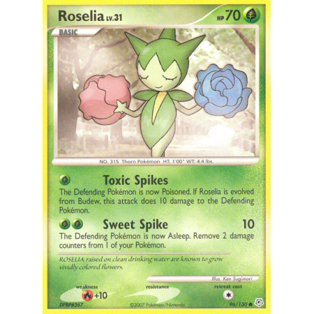 Roselia (Reverse Holo)