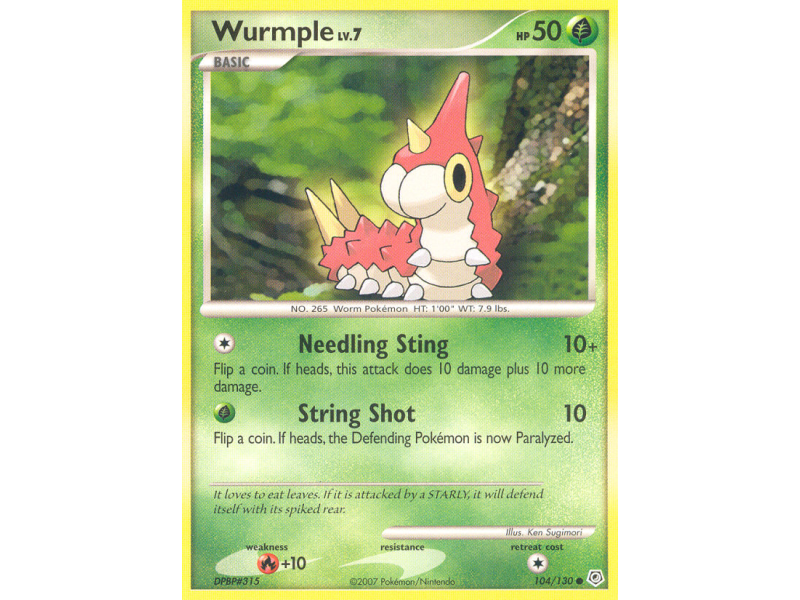 Wurmple (Reverse Holo)