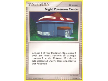 Night Pokémon Center (Reverse Holo)