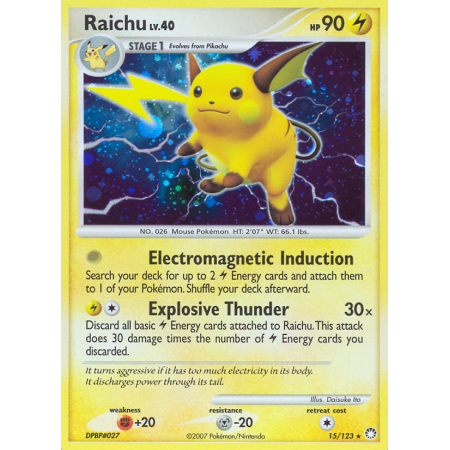 Raichu (Reverse Holo)