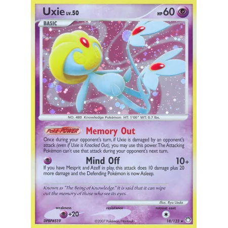Uxie (Reverse Holo)