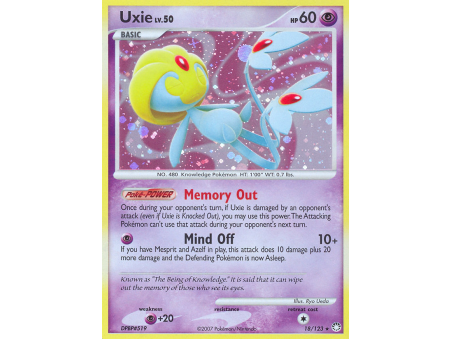 Uxie (Reverse Holo)