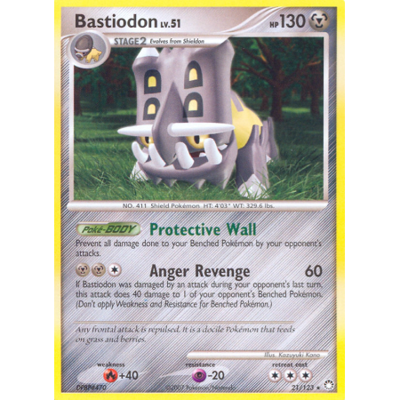 Bastiodon (Reverse Holo)