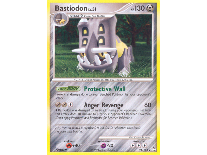 Bastiodon (Reverse Holo)