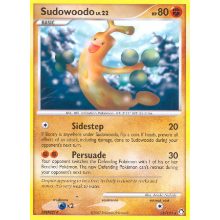 Sudowoodo (Reverse Holo)