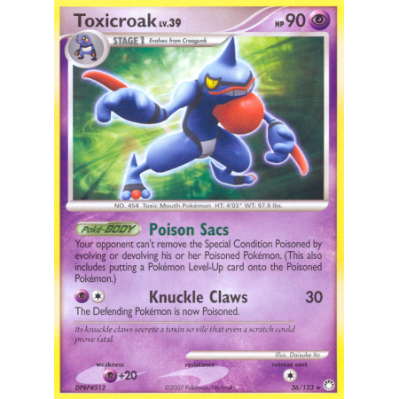 Toxicroak (Reverse Holo)