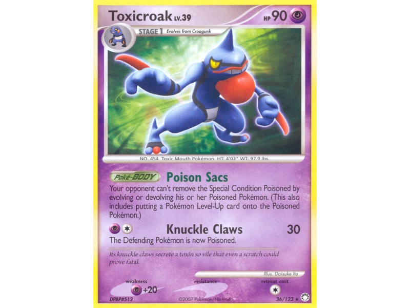 Toxicroak (Reverse Holo)