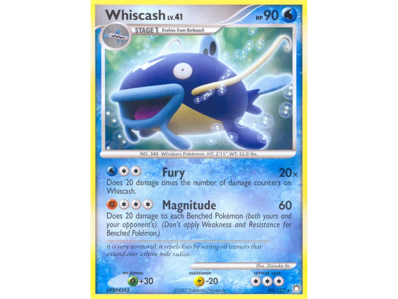 Whiscash (Reverse Holo)