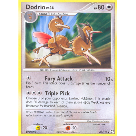 Dodrio (Reverse Holo)