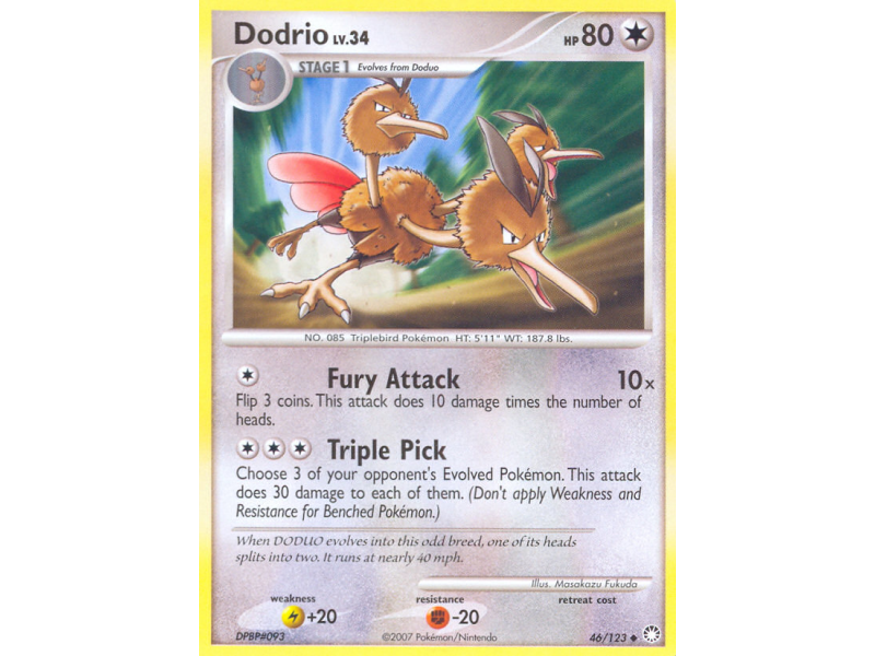 Dodrio (Reverse Holo)