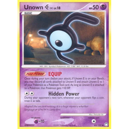 Unown [E] (Reverse Holo)