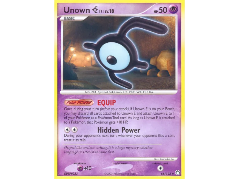 Unown [E] (Reverse Holo)