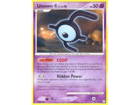 Unown [E] (Reverse Holo)