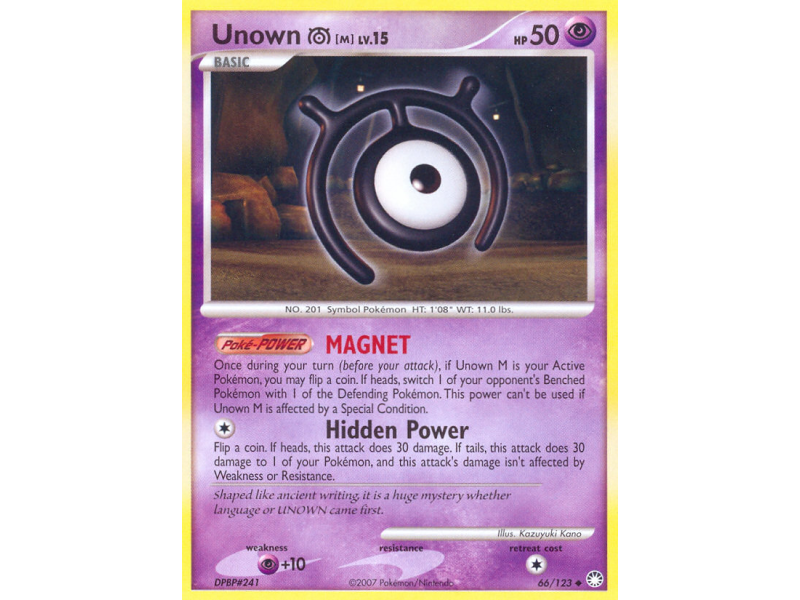 Unown [M] (Reverse Holo)