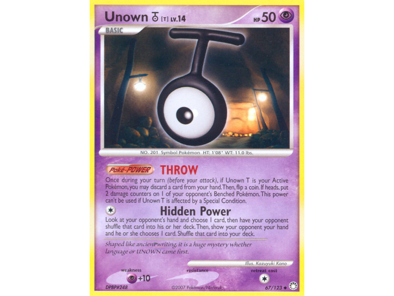 Unown [T] (Reverse Holo)