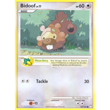 Bidoof (Reverse Holo)