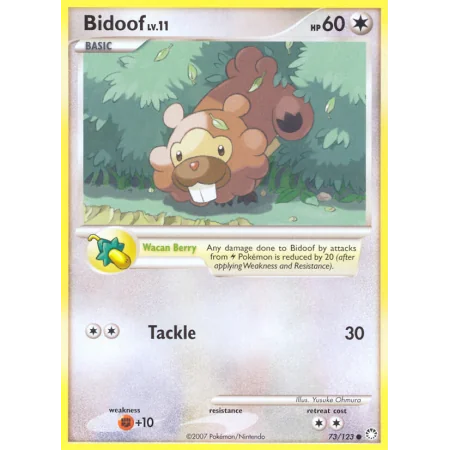 Bidoof (Reverse Holo)