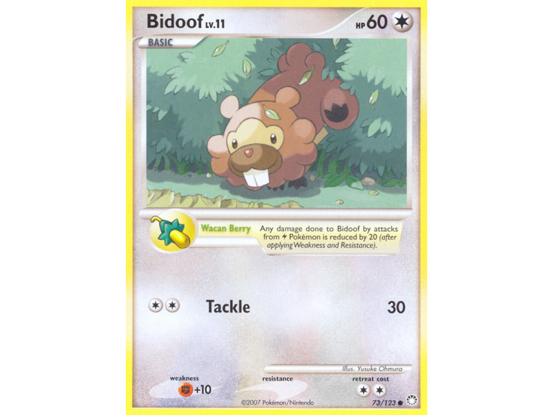 Bidoof (Reverse Holo)