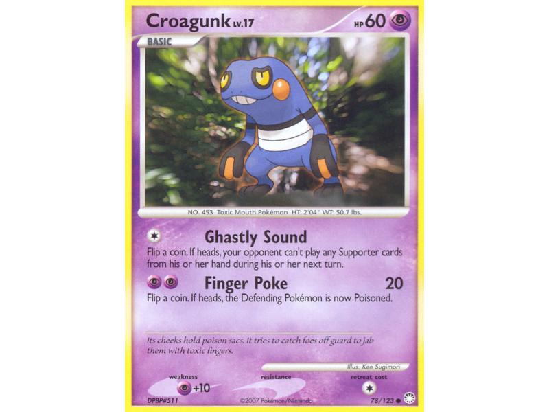Croagunk (Reverse Holo)