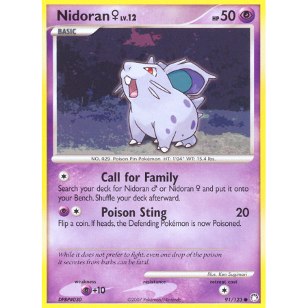 Nidoran ♀ (Reverse Holo)