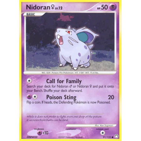Nidoran ♀ (Reverse Holo)