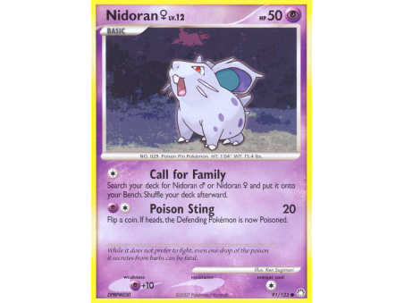 Nidoran ♀ (Reverse Holo)