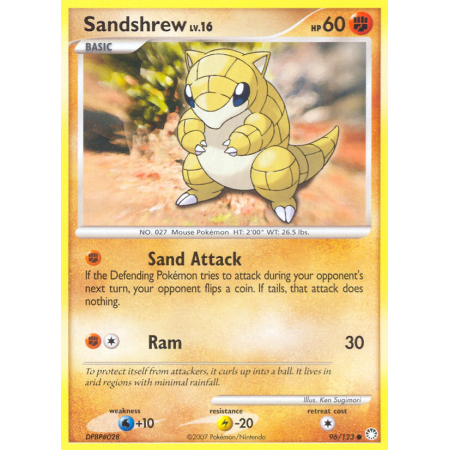 Sandshrew (Reverse Holo)