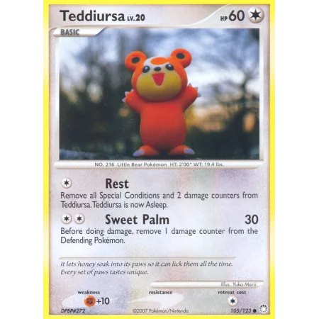 Teddiursa (Reverse Holo)