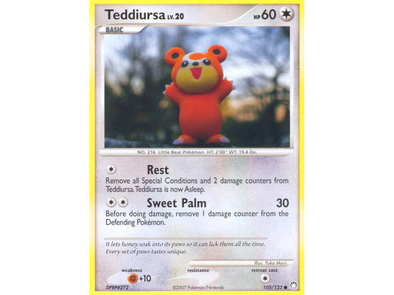 Teddiursa (Reverse Holo)