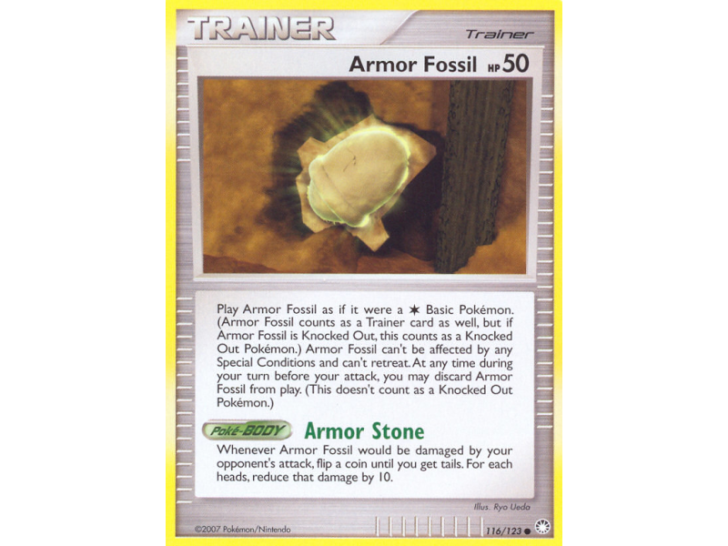 Armor Fossil (Reverse Holo)