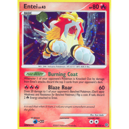 Entei (Reverse Holo)