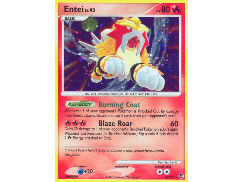 Entei (Reverse Holo)