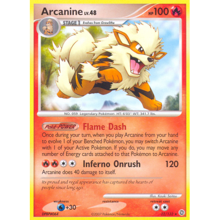 Arcanine (Reverse Holo)