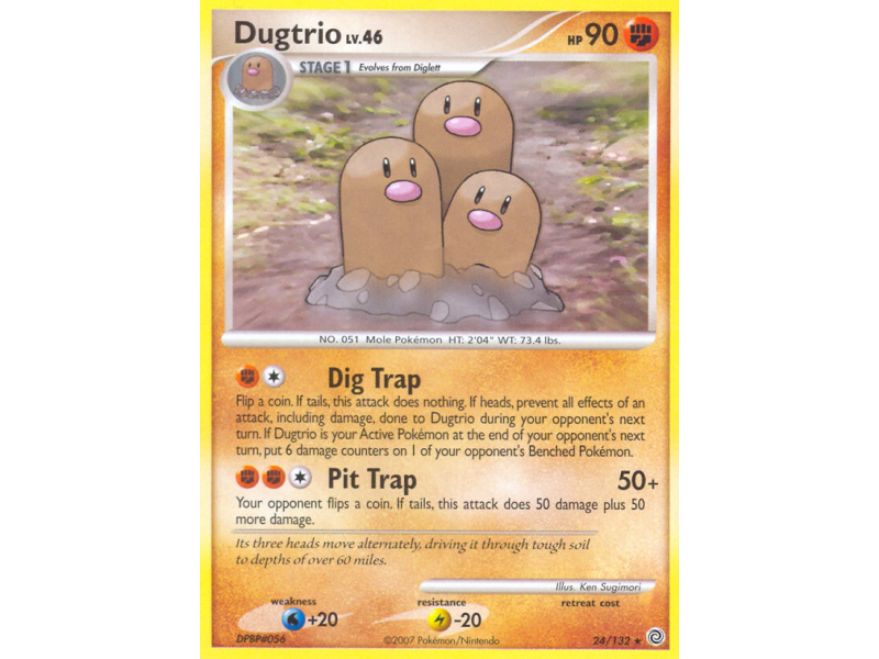Dugtrio (Reverse Holo)