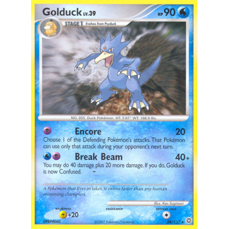 Golduck (Reverse Holo)
