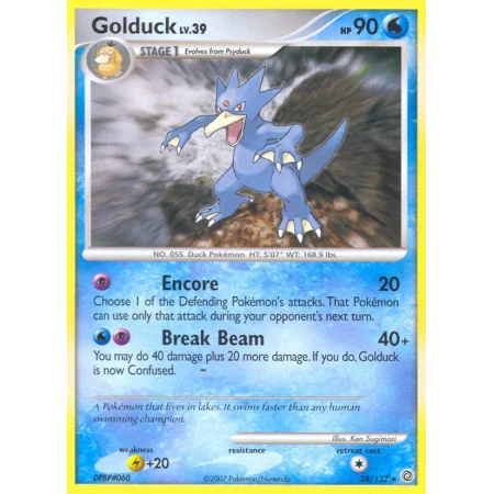 Golduck (Reverse Holo)