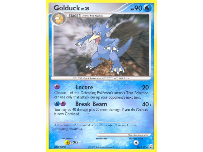 Golduck (Reverse Holo)