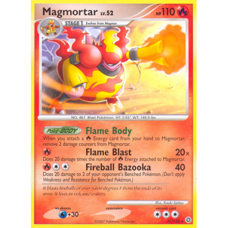 Magmortar (Reverse Holo)